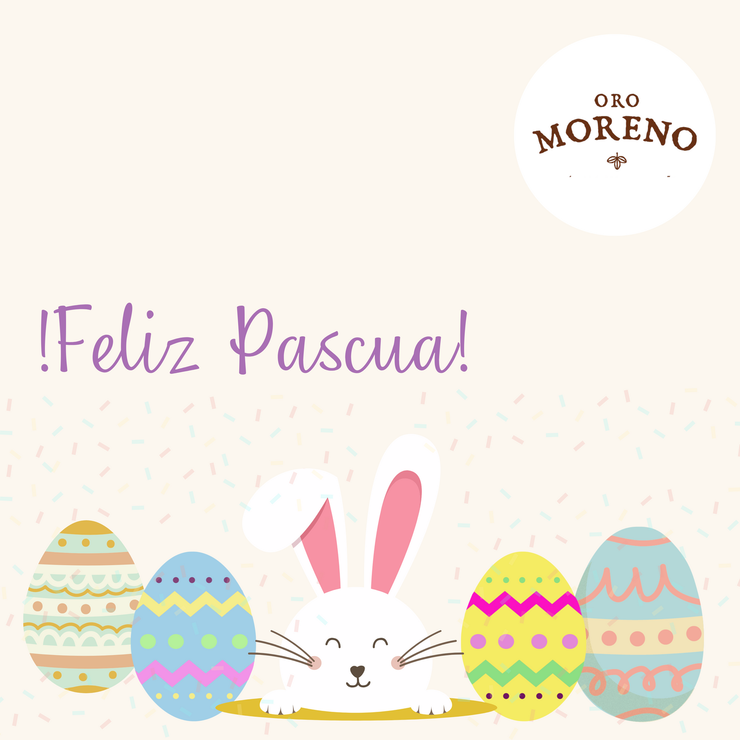 TARJETA DE 4 BOMBONES PASCUA