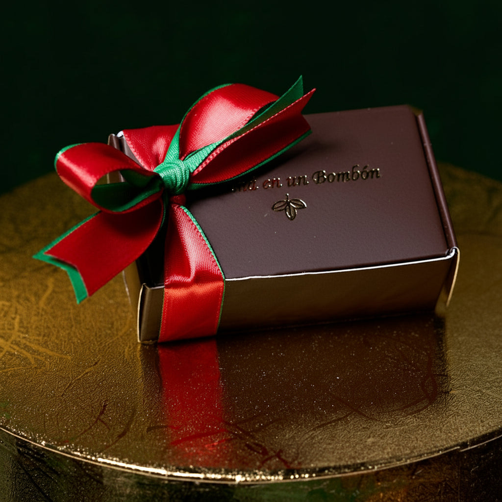 CAJA DE 2 BOMBONES NAVIDEÑOS