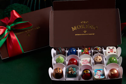 CAJA DE 15 BOMBONES NAVIDEÑOS