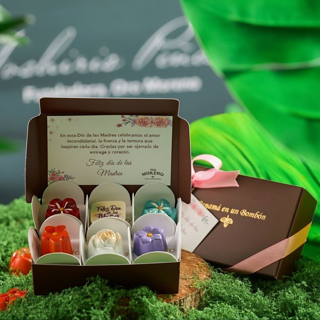 CAJA DE 6 BOMBONES DÍA DE LAS MADRES