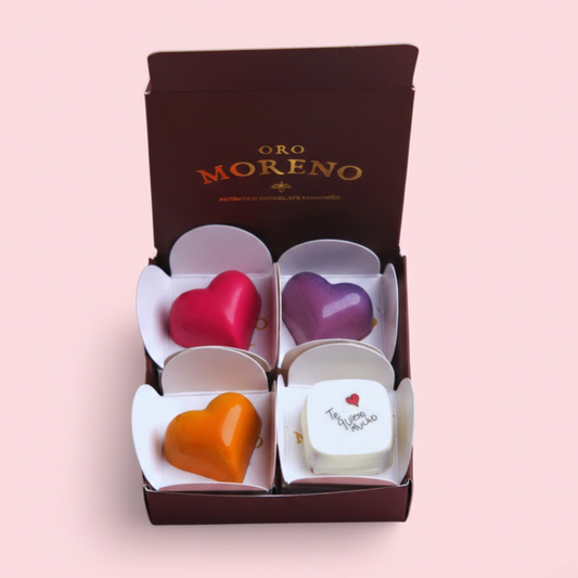 CAJA DE 4 BOMBONES - SAN VALENTIN