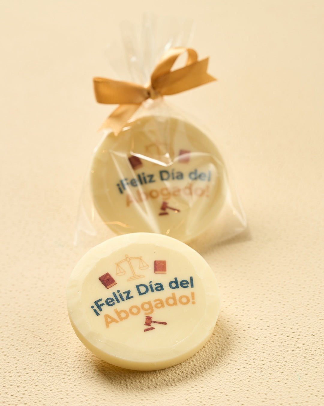 DISCO DE CHOCOLATE BLANCO - DÍA DEL ABOGADO